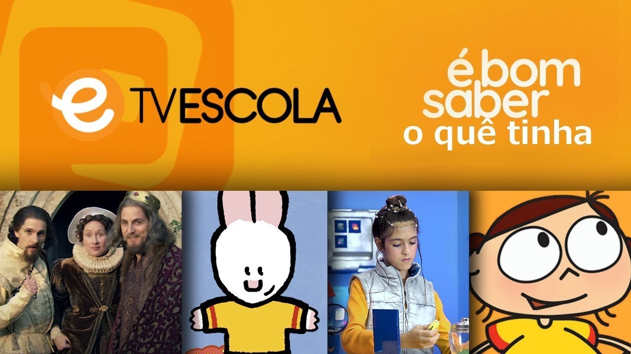 TV ESCOLA - Algumas coisas da legais que passavam | MAIS ANIMADO