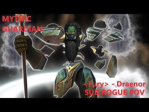 WoW Subtlety Rogue POV  - Mythic - Guardian of the First Ones Kill
