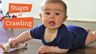 Baby Crawling Development ★ Novice to Pro in 2 Min ★ Cute