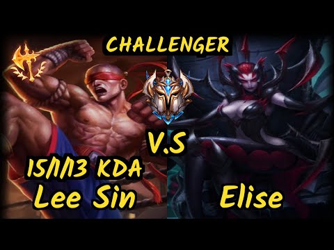 FNC Broxah (LEE SIN) vs ELISE - 15/1/13 KDA JUNGLE CHALLENGER GAMEPLAY - EUW