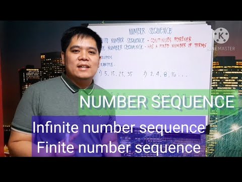 Number Sequence  | Infinite Number Finite Number |  Grade 10 |  Engr. Mal