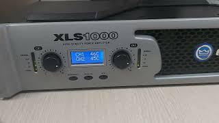 Video thumbnail for CROWN Pa Amplifier XLS1000 by Smudege