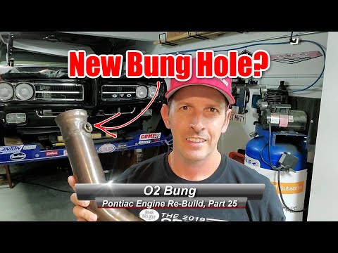How to install an Oxygen (o2) Sensor Bung, in your classic Muscle Car