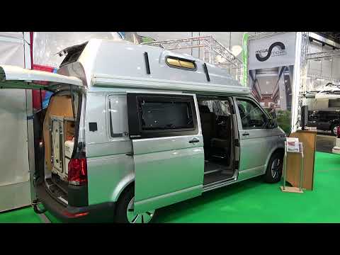 The 2022 Campmobil silver color camper van