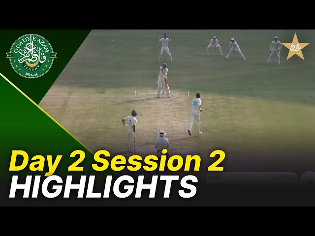 2nd Session Highlights | Karachi Blues vs Bahawalpur Region | Day 2 | QeAT 2025-26 | PCB | M2P1S