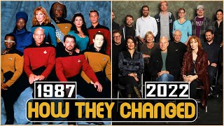 STAR TREK: The Next Generation 1987 Cast Then and Now 2022 How They Changed video