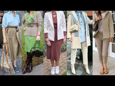 VISTE GUAPA Y CON ESTILO ESTE OTOÑO INVIERNO  Ropa de MODA para MEJERES dE 50 60 70 AÑOS