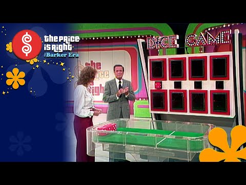 OUCH! Bob Barker's Hand Gets Hit During DICE GAME - The Price Is Right 1982