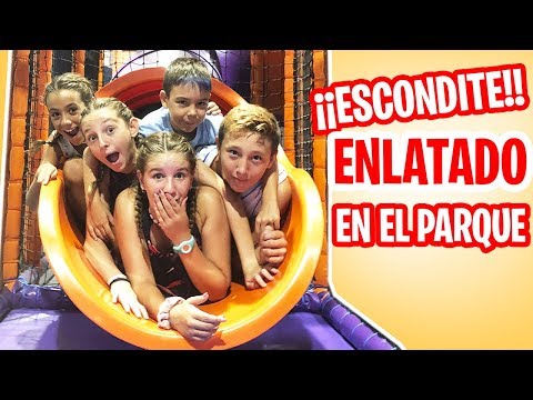 ESCONDITE en el PARQUE de TRAMPOLINES (ENLATADO)
