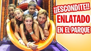 ESCONDITE en el PARQUE de TRAMPOLINES (ENLATADO)