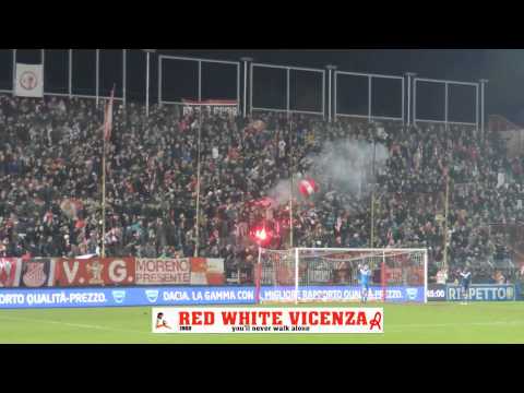 Vicenza - Brescia 2014 / 2015 esultanza curva sud