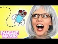 OLD LADY WHO SWALLOWED A FLY Nursery Rhyme For Kids Pancake Manor