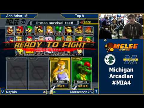 Napkin (Sheik) vs Morsecode762 (Samus) - MIA4 WSF