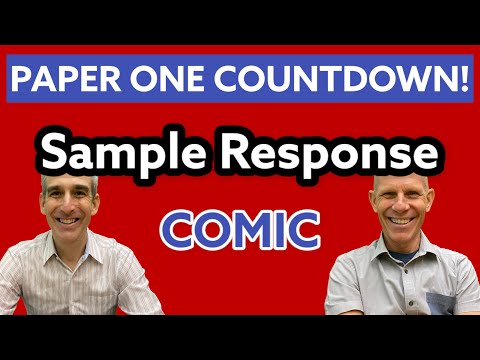 Countdown to Paper One - Comic - Sample Student Response