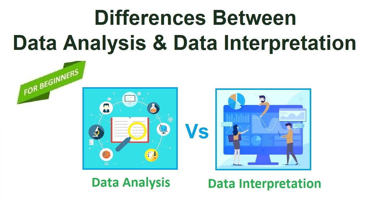 Differences Between Data Analysis and Data Interpretation | data analysis and interpretation