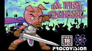 Best Commodore 64 Games - Pig Quest, A (2023 Piggy 18)