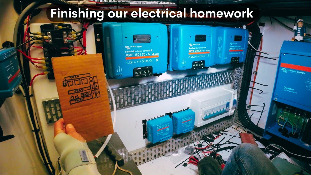 Finishing our marine electrical homework - Project Brupeg Ep.366