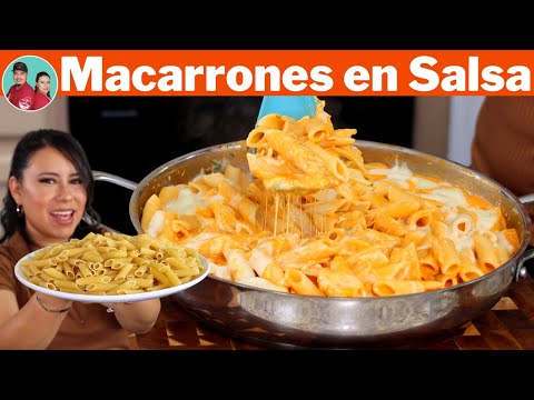Si Tienes Pasta en Casa - Esto te Sacara de APUROS | Macarrones en SALSA de Tomate con Crema| Receta