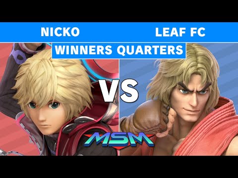 MSM 192 Demise | Nicko (Shulk) vs Leaf FC (Ken, Captain Falcon) Winners Quarters - Smash Ultimate