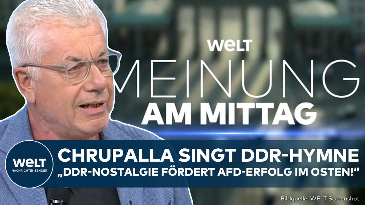 MEINE MEINUNG: Chrupalla sing DDR-Hymne! Mohr knallhart! "DDR-Nostalgie fördert AfD-Erfolg im Osten"