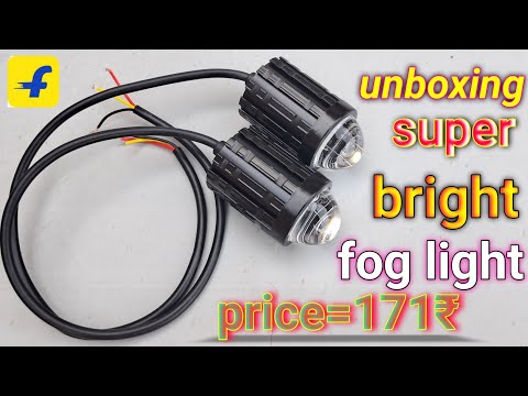 Unboxing fog light from flipkart//price=171₹🤑🤑