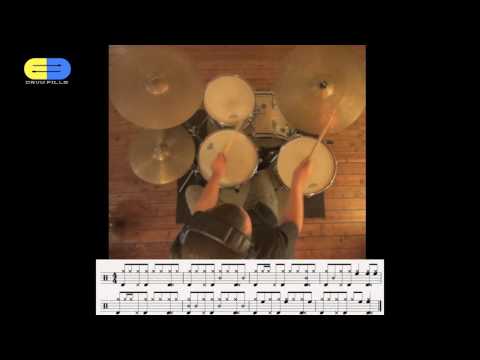 DrumPill #11 - Brian Blade Wayne's Thang 4 bars pattern