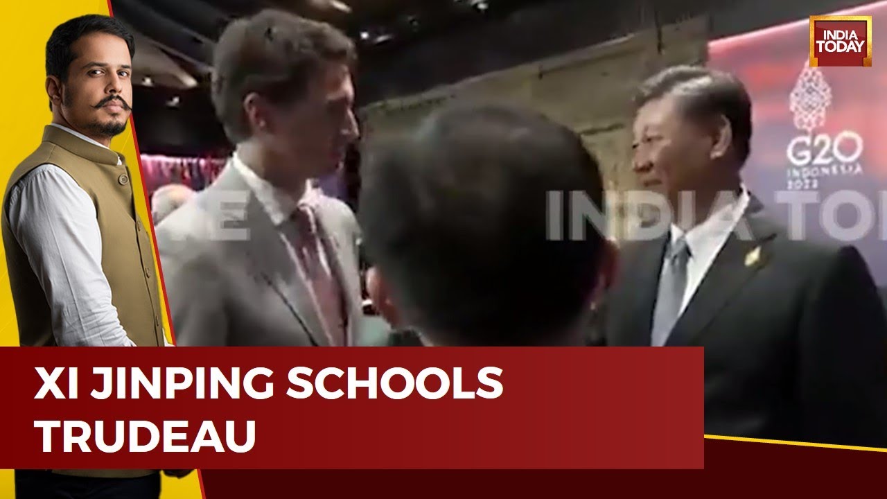 WATCH: Chinese President Xi Jinping Confronts Justin Trudeau For Sharing Details Of G20 Conversation