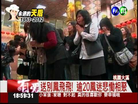 鳳飛飛永別了! 桃縣將設紀念區