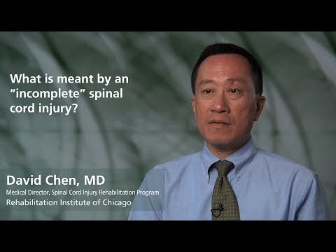 Incomplete Spinal Cord Injury