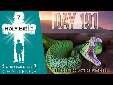 Holy Bible One Year Audio | Day 191: 2 Kings 19-20 - Acts 28 - Psalm 83