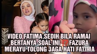 Download lagu VIDEO FATIMA SEDIH BILA RAMAI BERTANYA SOAL INI ⁉️FAZURA MERAYU TOLONG JAGA HATI FATIMA 😱 mp3 Download lagu VIDEO FATIMA SEDIH BILA RAMAI BERTANYA SOAL INI ⁉️FAZURA MERAYU TOLONG JAGA HATI FATIMA 😱 mp3