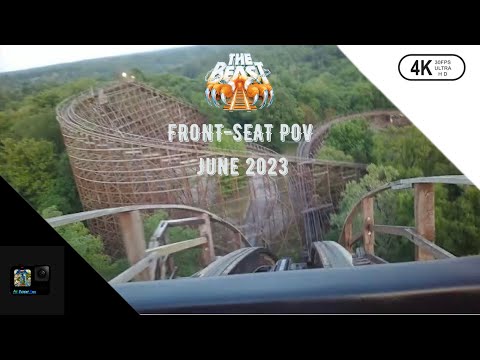 Front row point of view footage of The Beast