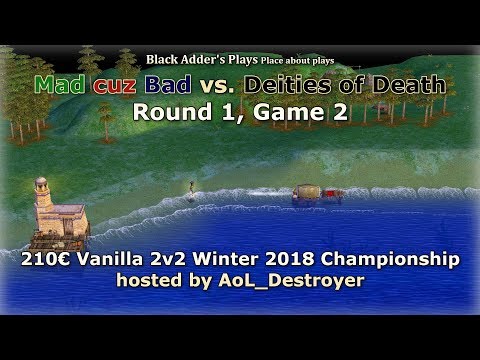 McB vs. DoD, Game 2 - Age of Mythology Vanilla 2v2 Winter 2018 Championship, Round 1