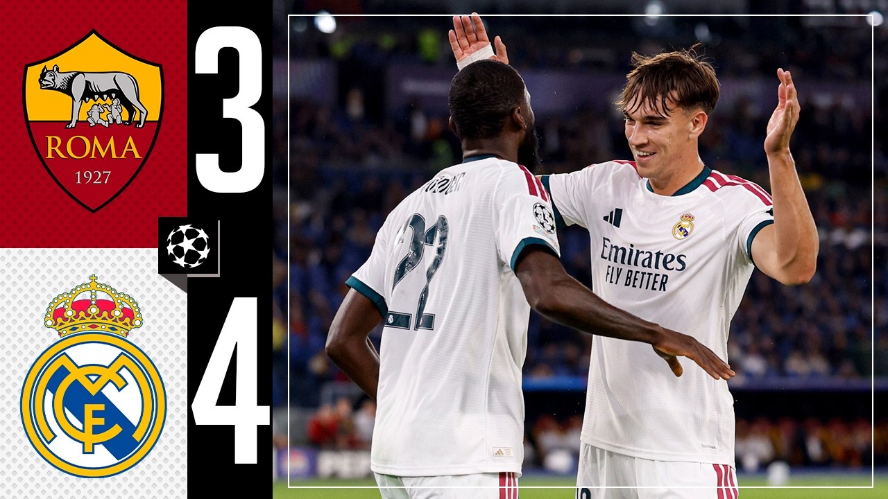AS Roma 3 - 4 Real Madrid CF highlights