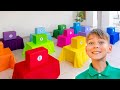 Five Kids Mystery Boxes Challenge With Baby Alex And Others