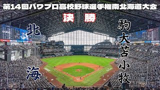 第14回パワプロ全国高校野球選手権南北海道大会決勝　北海　対　駒大苫小牧