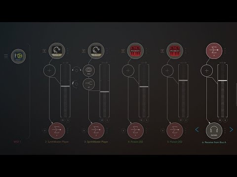 App [AUM+PhotonAU]x2SynthMasterPlayer+Poison-202 HQ (iPad5 - Zé Osório)