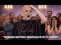 Forced Headshave For Woman In Game TV Show By Boyfriend