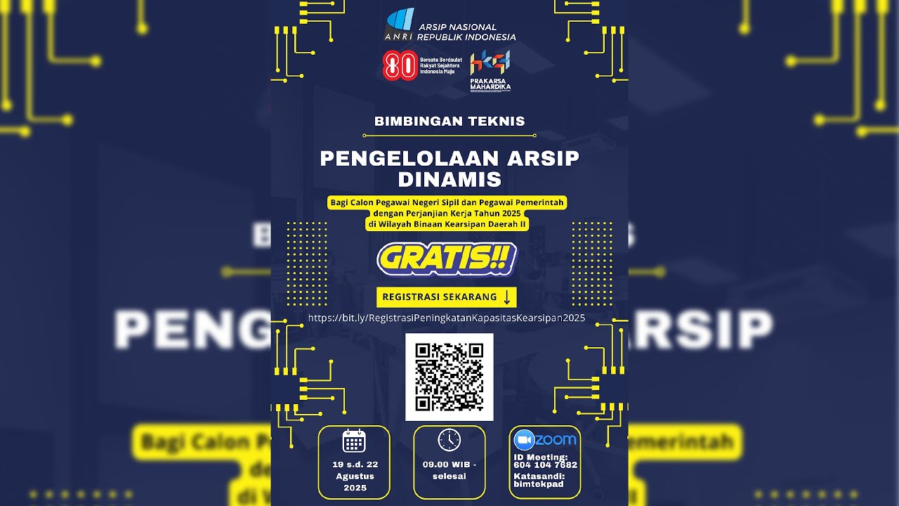 Bimbingan Teknis Pengelolaan Arsip Dinamis Hari Pertama