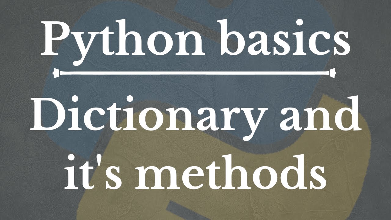 Python Tutorial for Beginners 5: Dictionaries - Working with Key-Value Pairs | #python | @mlminds