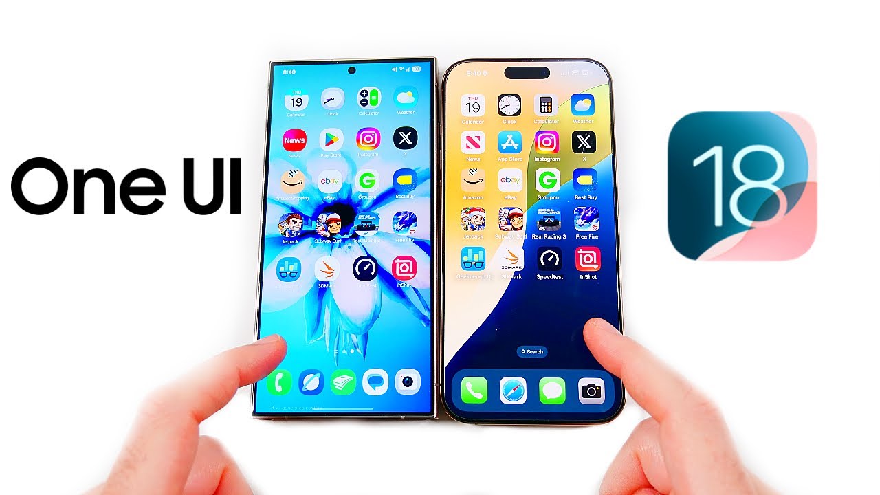 Galaxy S24 Ultra (One UI 7) vs iPhone 16 Pro Max Speed Test