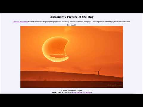 2021 June 28 - A Paper Moon Solar Eclipse
