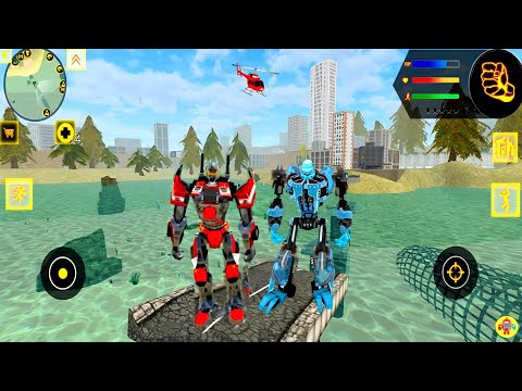 Süper Kahraman Robot Köpekbalığı #14 - Robot Shark 2 New Robot by Naxeex - Android Gameplay