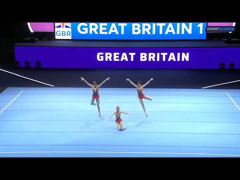 2022 WG Balance Qualifying (12-18) - Chloe, Charlotte, Imogen - World Acrobatics - GBR - Richmond