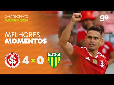 INTERNACIONAL 4 X 0 YPIRANGA | MELHORES MOMENTOS | SEMIFINAL | CAMPEONATO GAÚCHO 2026 | sportv