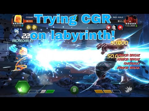 Trying CGR on labyrinth! simple Rotation still big damage! - MCOC