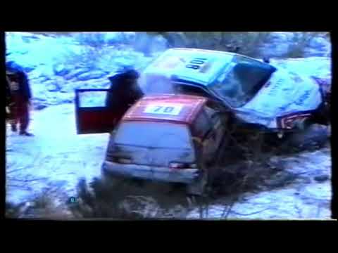 Rally Retro Report:  Afl 884. Rallye Automobile de Monte-Carlo 1998. CRASHES 1 CORNER