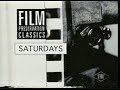 Film Preservation Saturday Promo For AMC From 1999