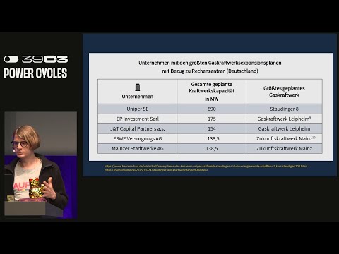 Video Thumbnail: 39C3 - Fossile Industrie liebt KI!