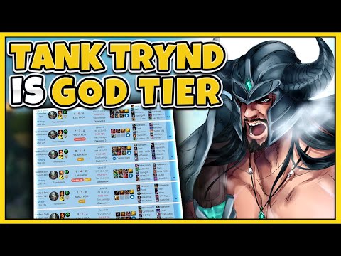 #1 TRYNDAMERE WORLD THE ULTIMATE SEASON 11 TANK BUILD (WIN AGAINST EVERYTHING!) - League of Legends